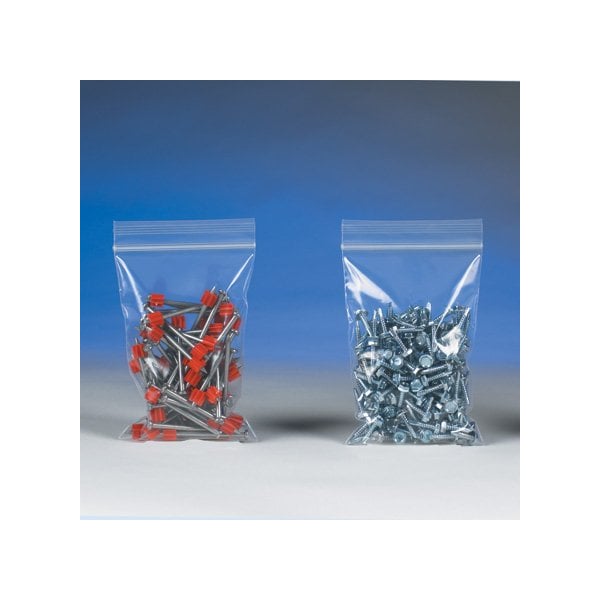 Box Packaging Reclosable Poly Bags 6W x 15L 4 Mil Clear 1000/Pack PB3747 - main